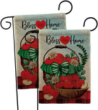 Bless This Home - Sweet Home Inspirational Vertical Impressions Decorative Flags HG130422 Made In USA