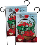 Bless This Home - Sweet Home Inspirational Vertical Impressions Decorative Flags HG130422 Made In USA