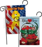 Bless This Home - Sweet Home Inspirational Vertical Impressions Decorative Flags HG130422 Made In USA