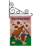 Welcome Home Sweet Home - Sweet Home Inspirational Vertical Impressions Decorative Flags HG100039 Made In USA