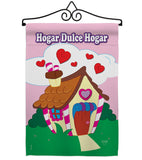 Welcome Hogar Dulce Hogar - Sweet Home Inspirational Vertical Impressions Decorative Flags HG100040 Made In USA