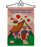 Welcome Hogar Dulce Hogar - Sweet Home Inspirational Vertical Impressions Decorative Flags HG100040 Made In USA