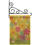 Welcome Daisy Garden - Sweet Home Inspirational Vertical Impressions Decorative Flags HG100052 Made In USA