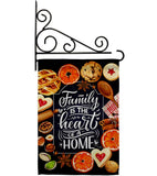 Family is Heart - Sweet Home Inspirational Vertical Impressions Decorative Flags HG100076 Made In USA