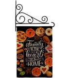 Family is Heart - Sweet Home Inspirational Vertical Impressions Decorative Flags HG100076 Made In USA