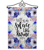 Place like Home - Sweet Home Inspirational Vertical Impressions Decorative Flags HG100077 Made In USA