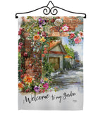 My Garden View - Sweet Home Inspirational Vertical Impressions Decorative Flags HG100084 Made In USA