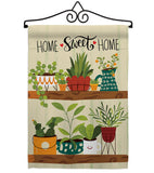 Group Plants - Sweet Home Inspirational Vertical Impressions Decorative Flags HG100086 Made In USA