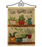 Group Plants - Sweet Home Inspirational Vertical Impressions Decorative Flags HG100086 Made In USA