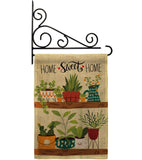 Group Plants - Sweet Home Inspirational Vertical Impressions Decorative Flags HG100086 Made In USA