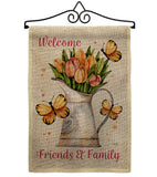 Friends & Family - Sweet Home Inspirational Vertical Impressions Decorative Flags HG100087 Made In USA