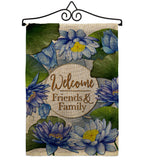 Blue Lotus - Sweet Home Inspirational Vertical Impressions Decorative Flags HG120250 Made In USA