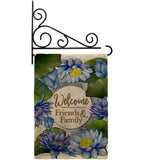 Blue Lotus - Sweet Home Inspirational Vertical Impressions Decorative Flags HG120250 Made In USA