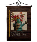 Welcome Waterin Can - Sweet Home Inspirational Vertical Impressions Decorative Flags HG130357 Made In USA