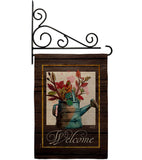 Welcome Waterin Can - Sweet Home Inspirational Vertical Impressions Decorative Flags HG130357 Made In USA