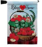 Bless This Home - Sweet Home Inspirational Vertical Impressions Decorative Flags HG130422 Made In USA