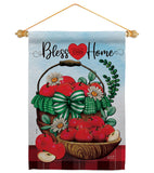 Bless This Home - Sweet Home Inspirational Vertical Impressions Decorative Flags HG130422 Made In USA