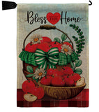 Bless This Home - Sweet Home Inspirational Vertical Impressions Decorative Flags HG130422 Made In USA