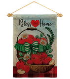Bless This Home - Sweet Home Inspirational Vertical Impressions Decorative Flags HG130422 Made In USA