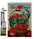 Bless This Home - Sweet Home Inspirational Vertical Impressions Decorative Flags HG130422 Made In USA