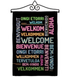Best Welcome - Sweet Home Inspirational Vertical Impressions Decorative Flags HG137600 Made In USA