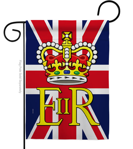 Elizabeth Reginal II - Expression Inspirational Vertical Impressions Decorative Flags HG180313 Made In USA