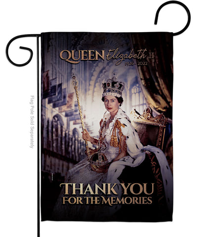Thank You For The Memories - Expression Inspirational Vertical Impressions Decorative Flags HG180314 Made In USA