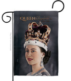 Queen Elizabeth II - Expression Inspirational Vertical Impressions Decorative Flags HG180315 Made In USA