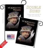 We Loved You Ma'am - Expression Inspirational Vertical Impressions Decorative Flags HG180317 Made In USA