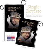 We Loved You Ma'am - Expression Inspirational Vertical Impressions Decorative Flags HG180317 Made In USA