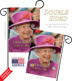 Thank You Our Queen - Expression Inspirational Vertical Impressions Decorative Flags HG180318 Made In USA