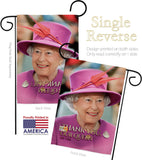 Thank You Our Queen - Expression Inspirational Vertical Impressions Decorative Flags HG180318 Made In USA