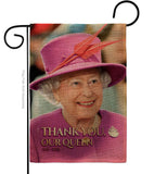 Thank You Our Queen - Expression Inspirational Vertical Impressions Decorative Flags HG180318 Made In USA