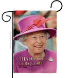 Thank You Our Queen - Expression Inspirational Vertical Impressions Decorative Flags HG180318 Made In USA