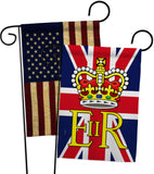 Elizabeth Reginal II - Expression Inspirational Vertical Impressions Decorative Flags HG180313 Made In USA