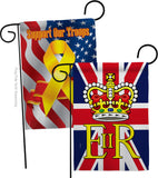 Elizabeth Reginal II - Expression Inspirational Vertical Impressions Decorative Flags HG180313 Made In USA