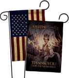 Thank You For The Memories - Expression Inspirational Vertical Impressions Decorative Flags HG180314 Made In USA