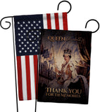 Thank You For The Memories - Expression Inspirational Vertical Impressions Decorative Flags HG180314 Made In USA