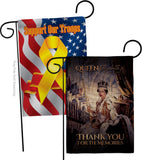 Thank You For The Memories - Expression Inspirational Vertical Impressions Decorative Flags HG180314 Made In USA