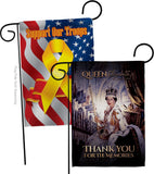 Thank You For The Memories - Expression Inspirational Vertical Impressions Decorative Flags HG180314 Made In USA