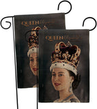 Queen Elizabeth II - Expression Inspirational Vertical Impressions Decorative Flags HG180315 Made In USA