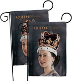 Queen Elizabeth II - Expression Inspirational Vertical Impressions Decorative Flags HG180315 Made In USA