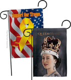 Queen Elizabeth II - Expression Inspirational Vertical Impressions Decorative Flags HG180315 Made In USA