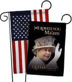 We Loved You Ma'am - Expression Inspirational Vertical Impressions Decorative Flags HG180317 Made In USA