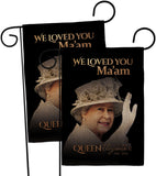 We Loved You Ma'am - Expression Inspirational Vertical Impressions Decorative Flags HG180317 Made In USA