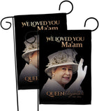 We Loved You Ma'am - Expression Inspirational Vertical Impressions Decorative Flags HG180317 Made In USA