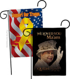 We Loved You Ma'am - Expression Inspirational Vertical Impressions Decorative Flags HG180317 Made In USA