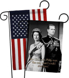 Elizabeth & Philip - Expression Inspirational Vertical Impressions Decorative Flags HG180322 Made In USA
