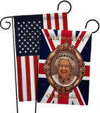 Her Majesty QE II - Expression Inspirational Vertical Impressions Decorative Flags HG180340 Made In USA