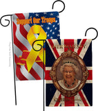 Her Majesty QE II - Expression Inspirational Vertical Impressions Decorative Flags HG180340 Made In USA